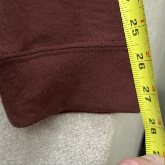 Michael Stars Emmy Hooded Sweatshirt-Hoodie Pullover-Women’s 2X-Maroon-Burgundy - Picture 15 of 15